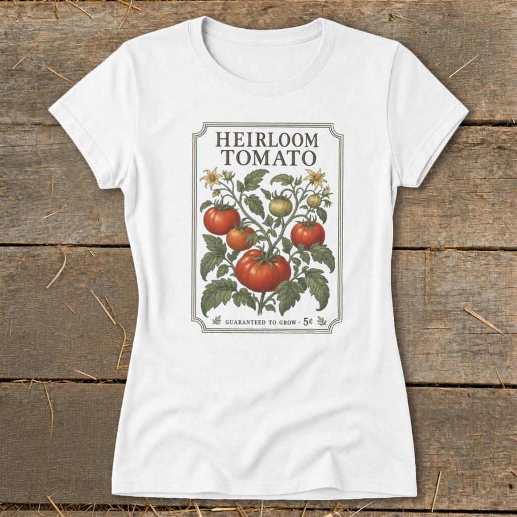 Heirloom Tomato Seeds Ladies Tee