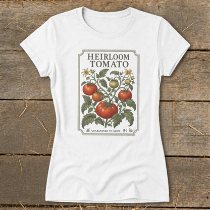 Heirloom Tomato Seeds Ladies Tee