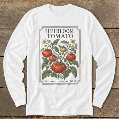 Heirloom Tomato Seeds Long Sleeve Tee