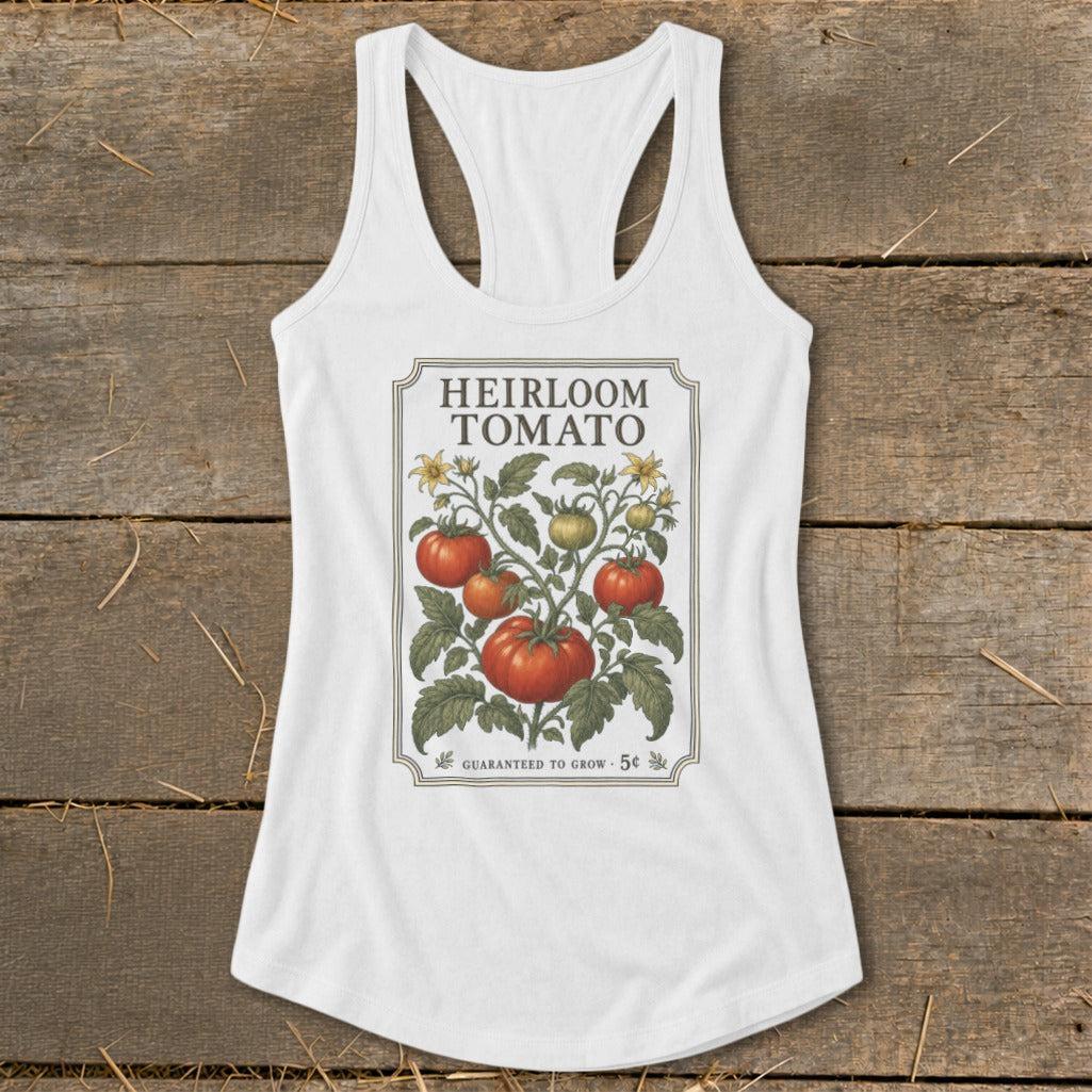 Heirloom Tomato Seeds Racerback Tank