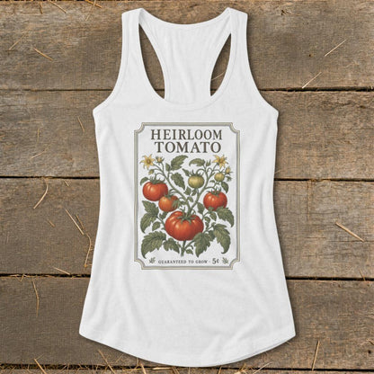 Heirloom Tomato Seeds Racerback Tank