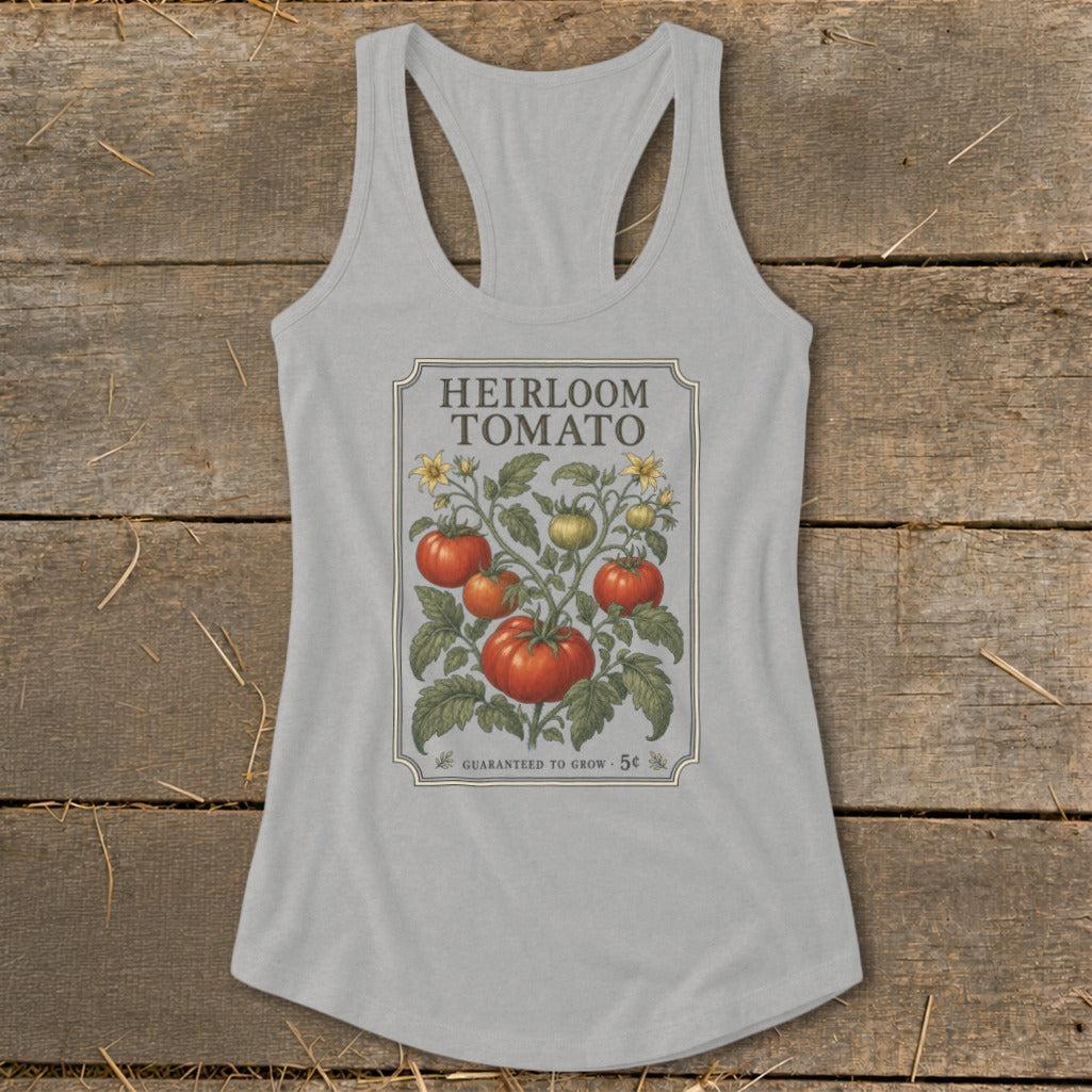 Heirloom Tomato Seeds Racerback Tank