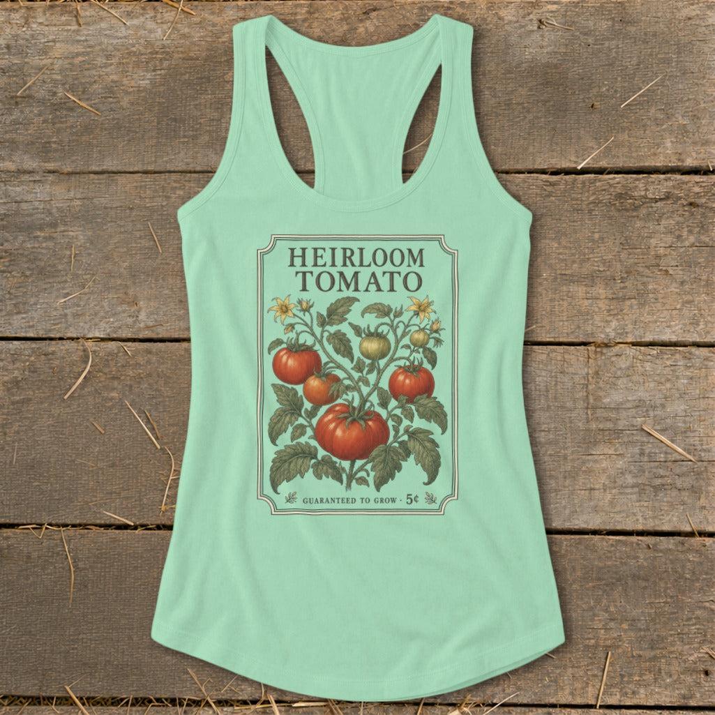 Heirloom Tomato Seeds Racerback Tank