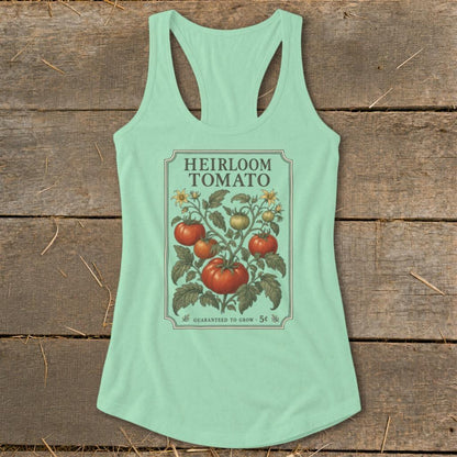 Heirloom Tomato Seeds Racerback Tank