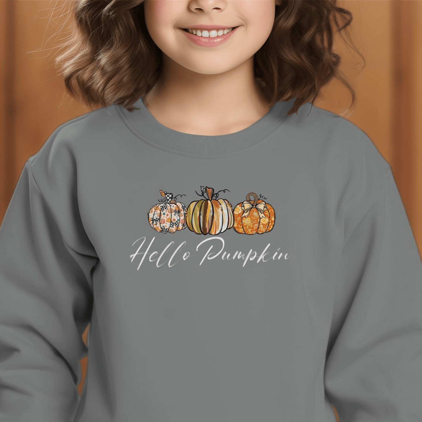Hello Pumpkin Fall - Youth Shirt