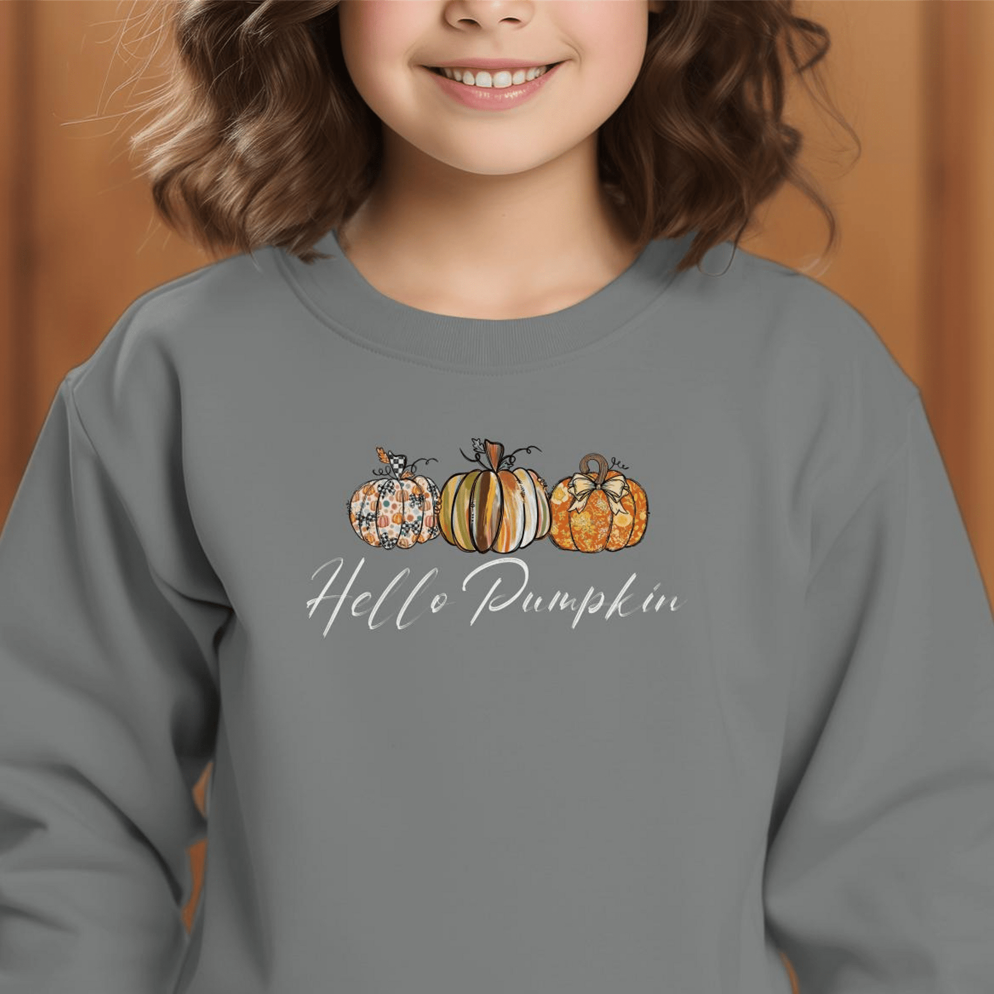 Hello Pumpkin Fall - Youth Shirt
