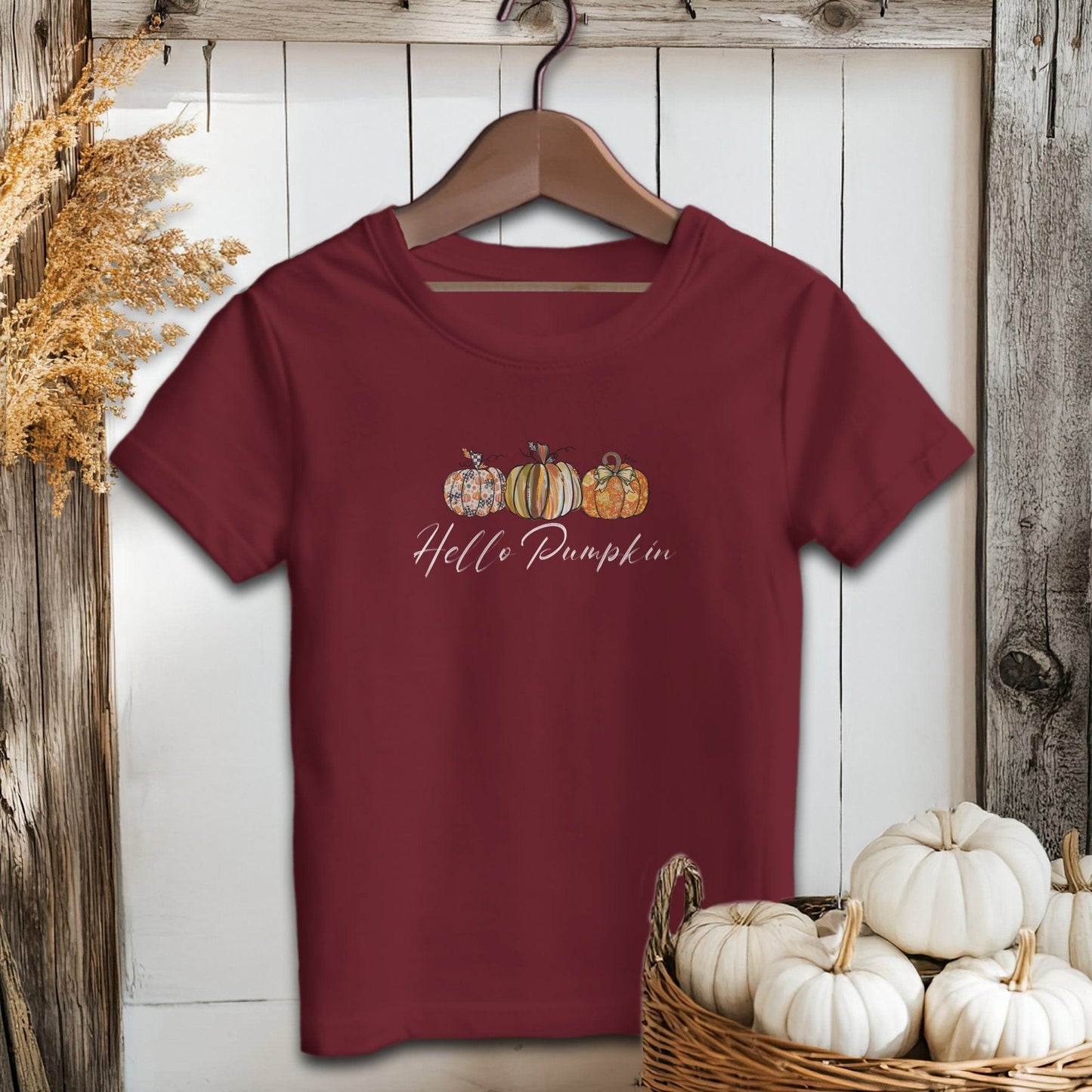 Hello Pumpkin Fall - Youth Shirt
