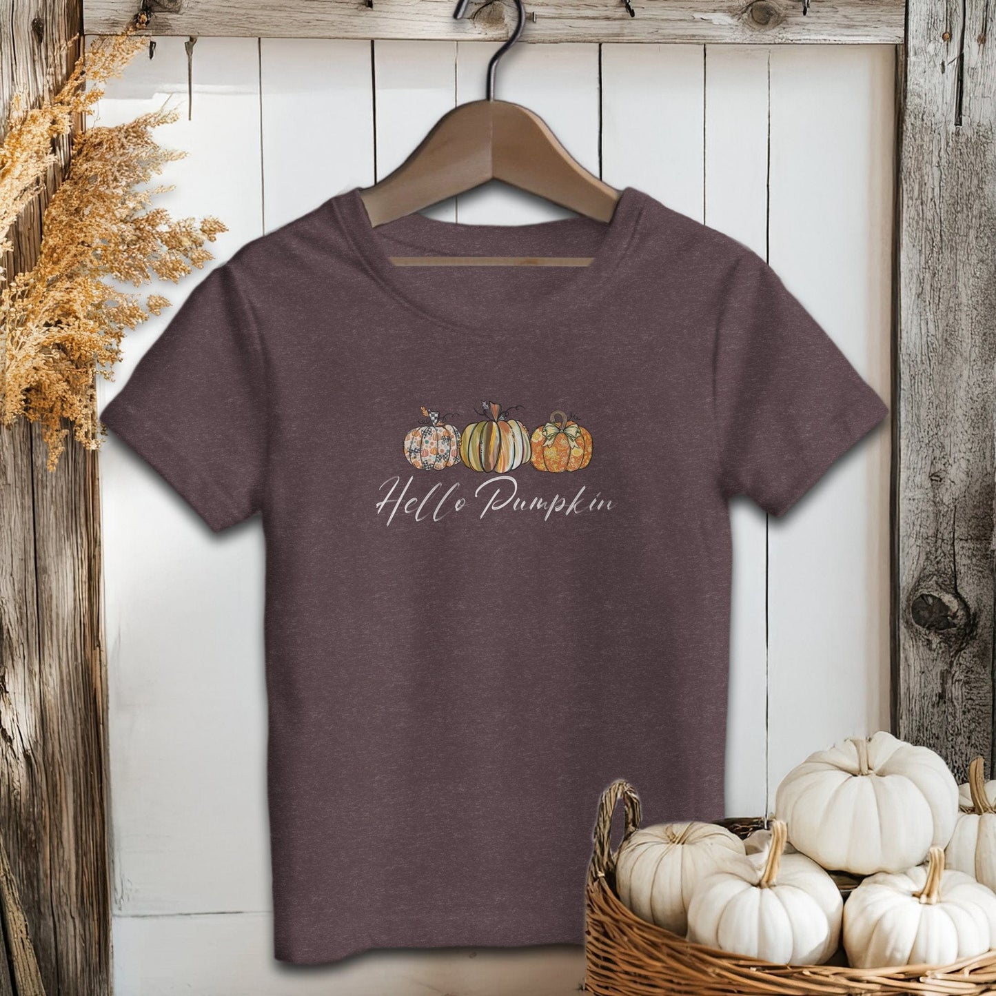 Hello Pumpkin Fall - Youth Shirt