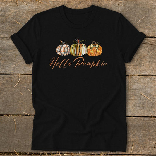 Hello Pumpkin Softstyle Tee - Black