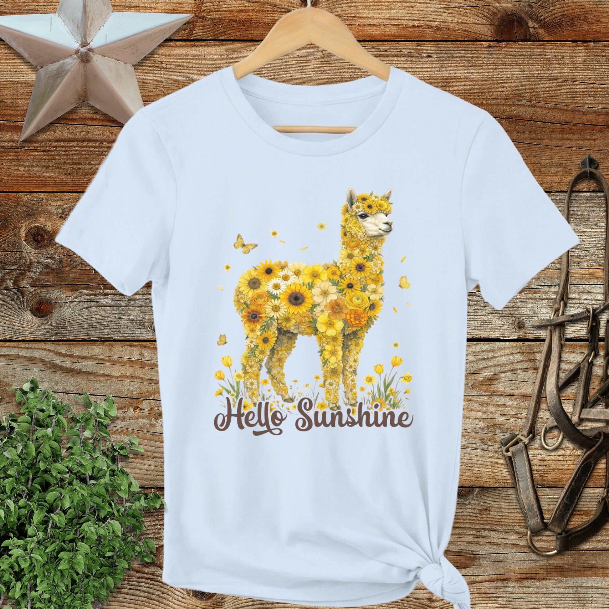 Hello Sunshine Alpaca Ladies Tee