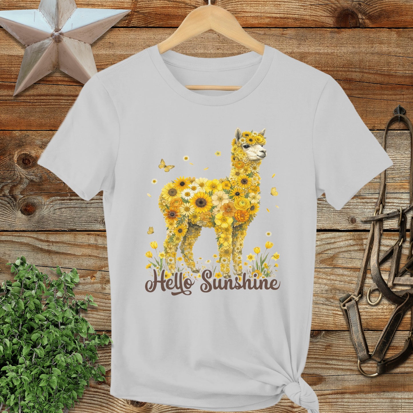 Hello Sunshine Alpaca Ladies Tee