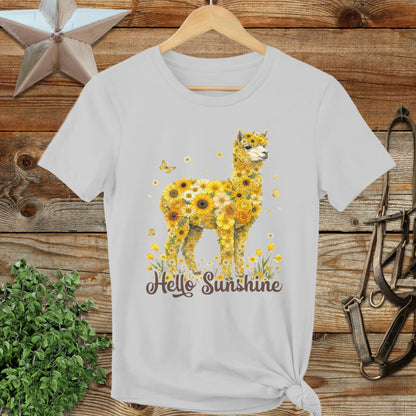 Hello Sunshine Alpaca Ladies Tee
