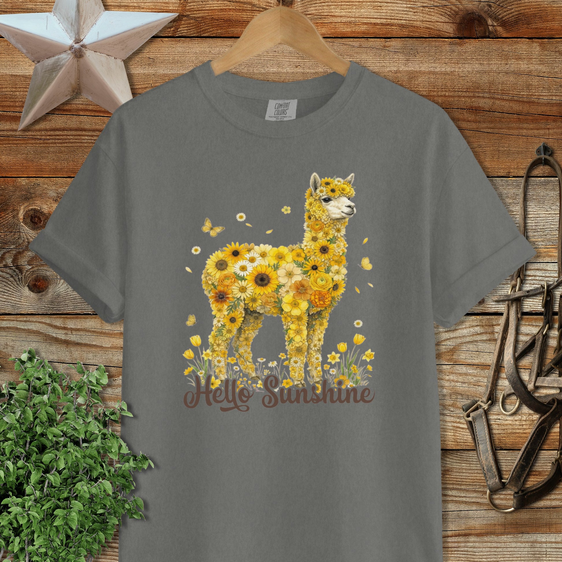 Hello Sunshine Alpaca Signature Tee