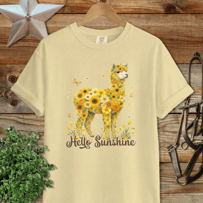Hello Sunshine Alpaca Signature Tee