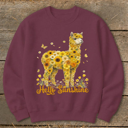 Hello Sunshine Alpaca Sweatshirt