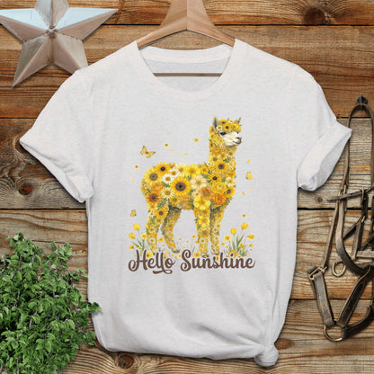 Hello Sunshine Alpaca T-Shirt