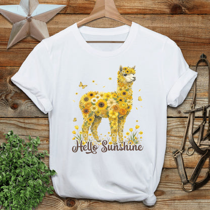Hello Sunshine Alpaca T-Shirt