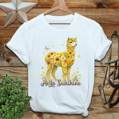 Hello Sunshine Alpaca T-Shirt