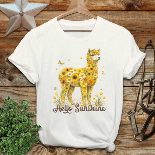 Hello Sunshine Alpaca T-Shirt