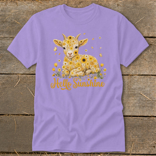 Hello Sunshine Baby Goat Classic Tee