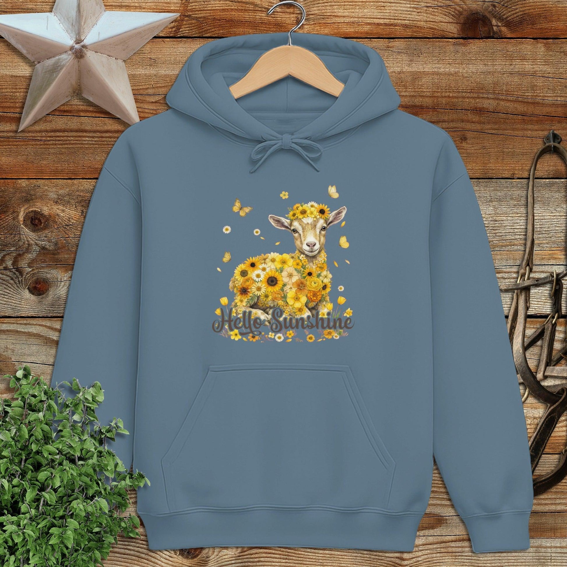 Hello Sunshine Baby Goat Hoodie