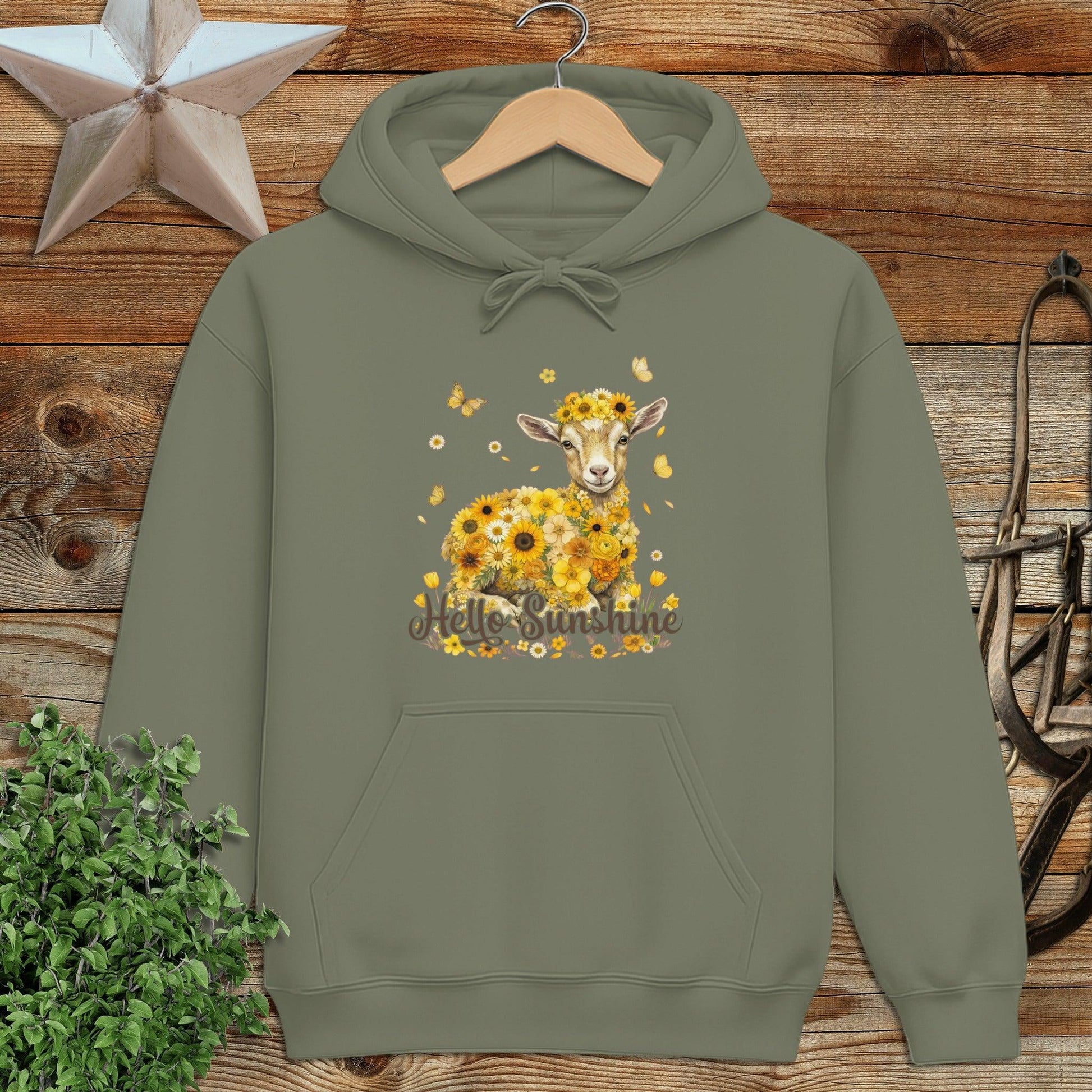 Hello Sunshine Baby Goat Hoodie