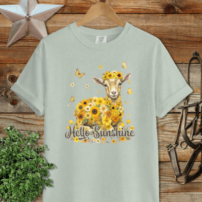 Hello Sunshine Baby Goat Signature Tee