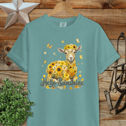Hello Sunshine Baby Goat Signature Tee