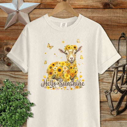 Hello Sunshine Baby Goat Signature Tee