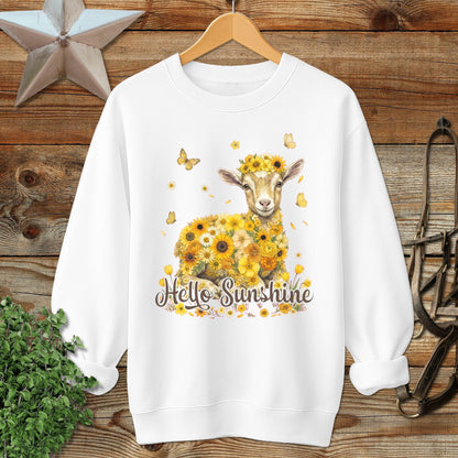 Hello Sunshine Baby Goat Sweatshirt