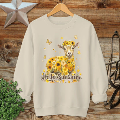 Hello Sunshine Baby Goat Sweatshirt