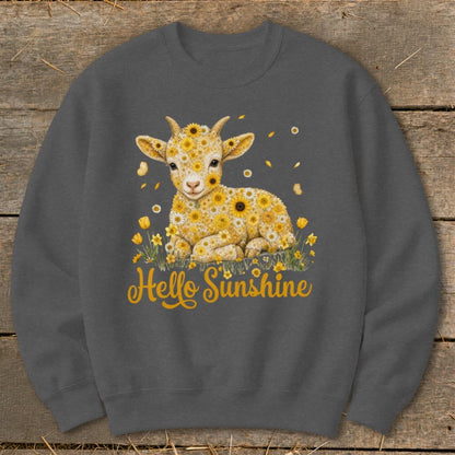 Hello Sunshine Baby Goat Sweatshirt