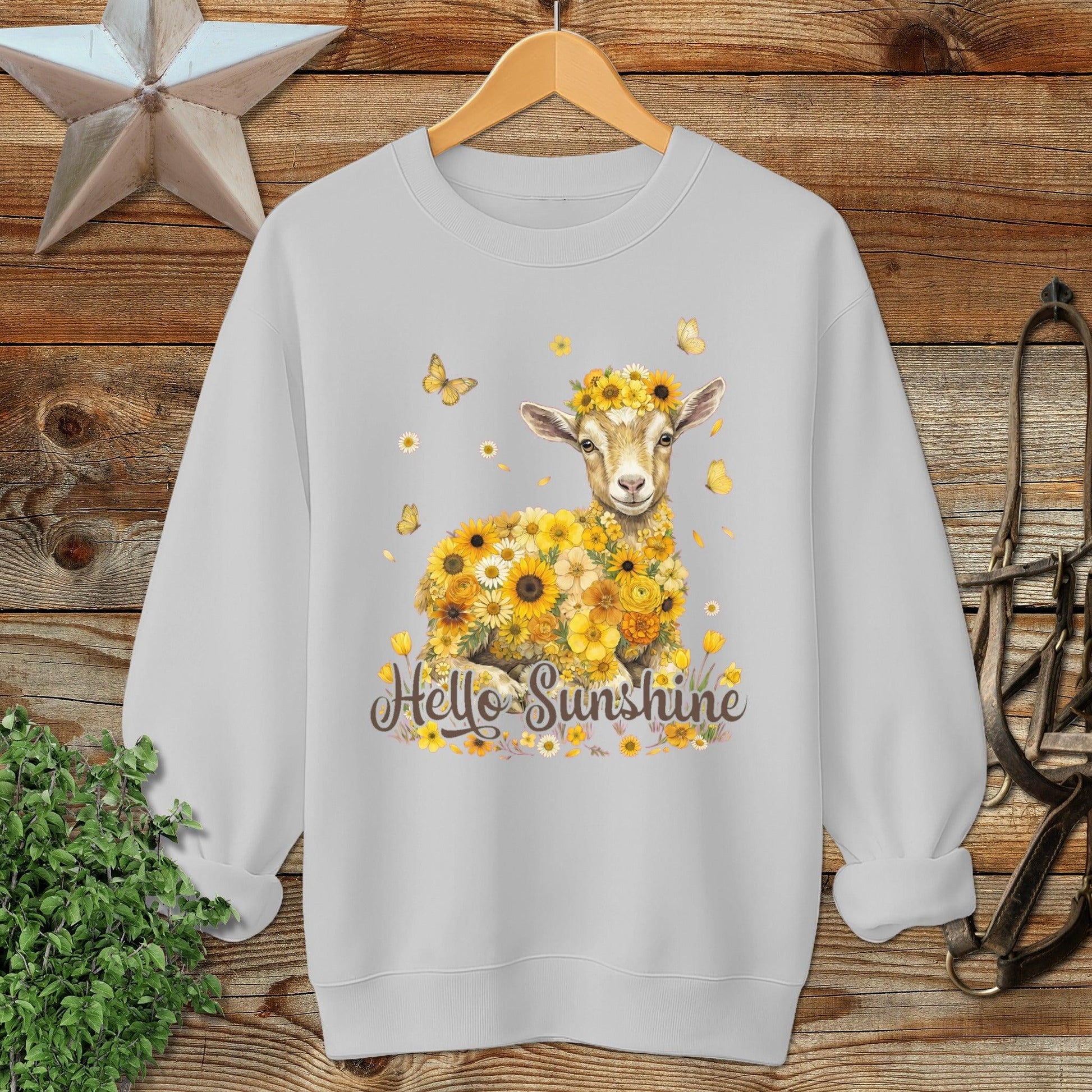 Hello Sunshine Baby Goat Sweatshirt