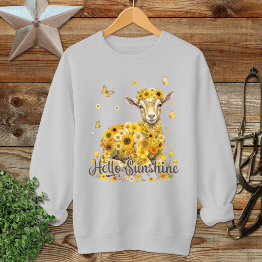 Hello Sunshine Baby Goat Sweatshirt