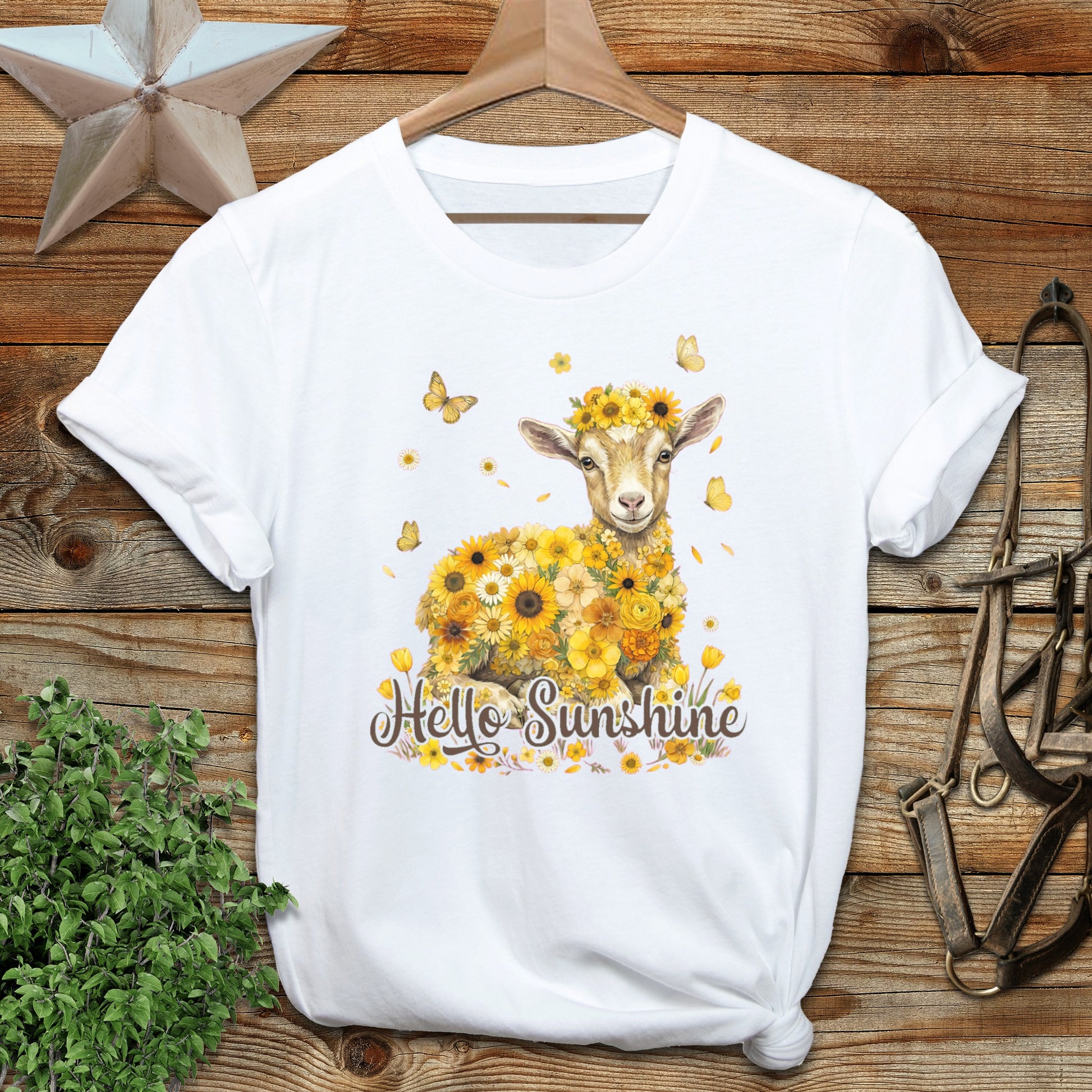 Hello Sunshine Baby Goat T-Shirt