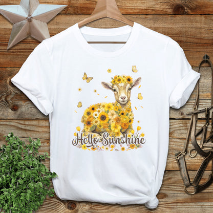 Hello Sunshine Baby Goat T-Shirt