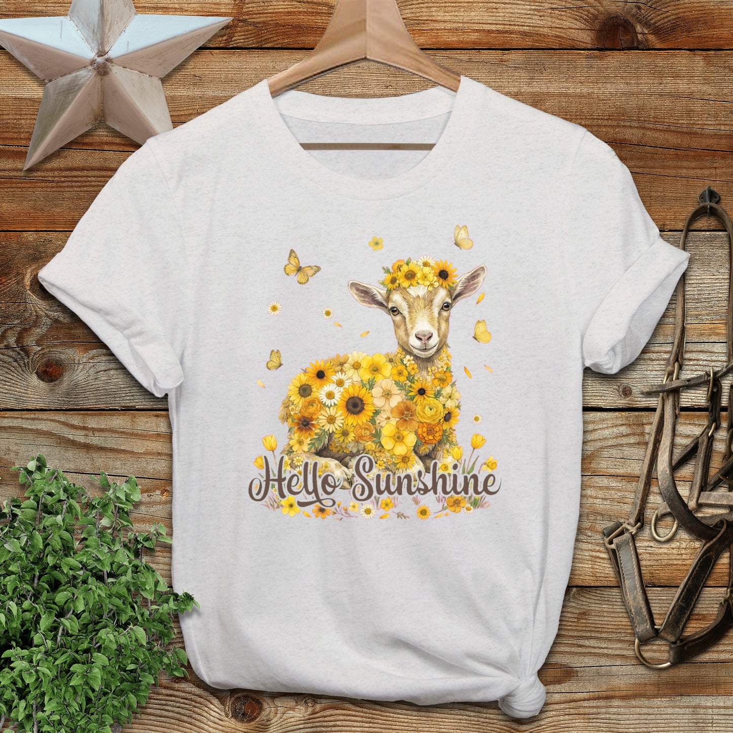 Hello Sunshine Baby Goat T-Shirt