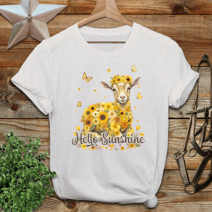 Hello Sunshine Baby Goat T-Shirt