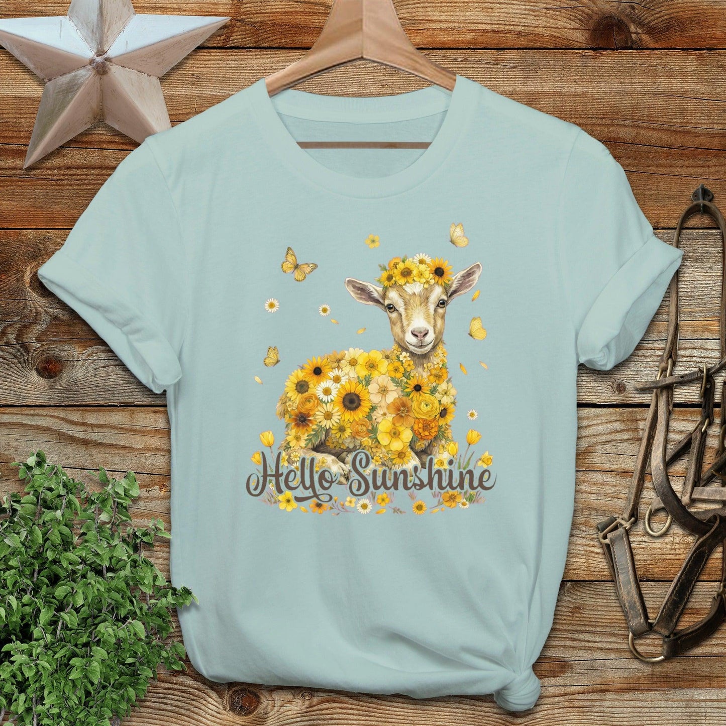 Hello Sunshine Baby Goat T-Shirt
