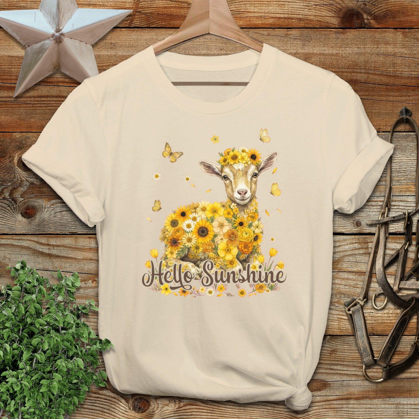Hello Sunshine Baby Goat T-Shirt