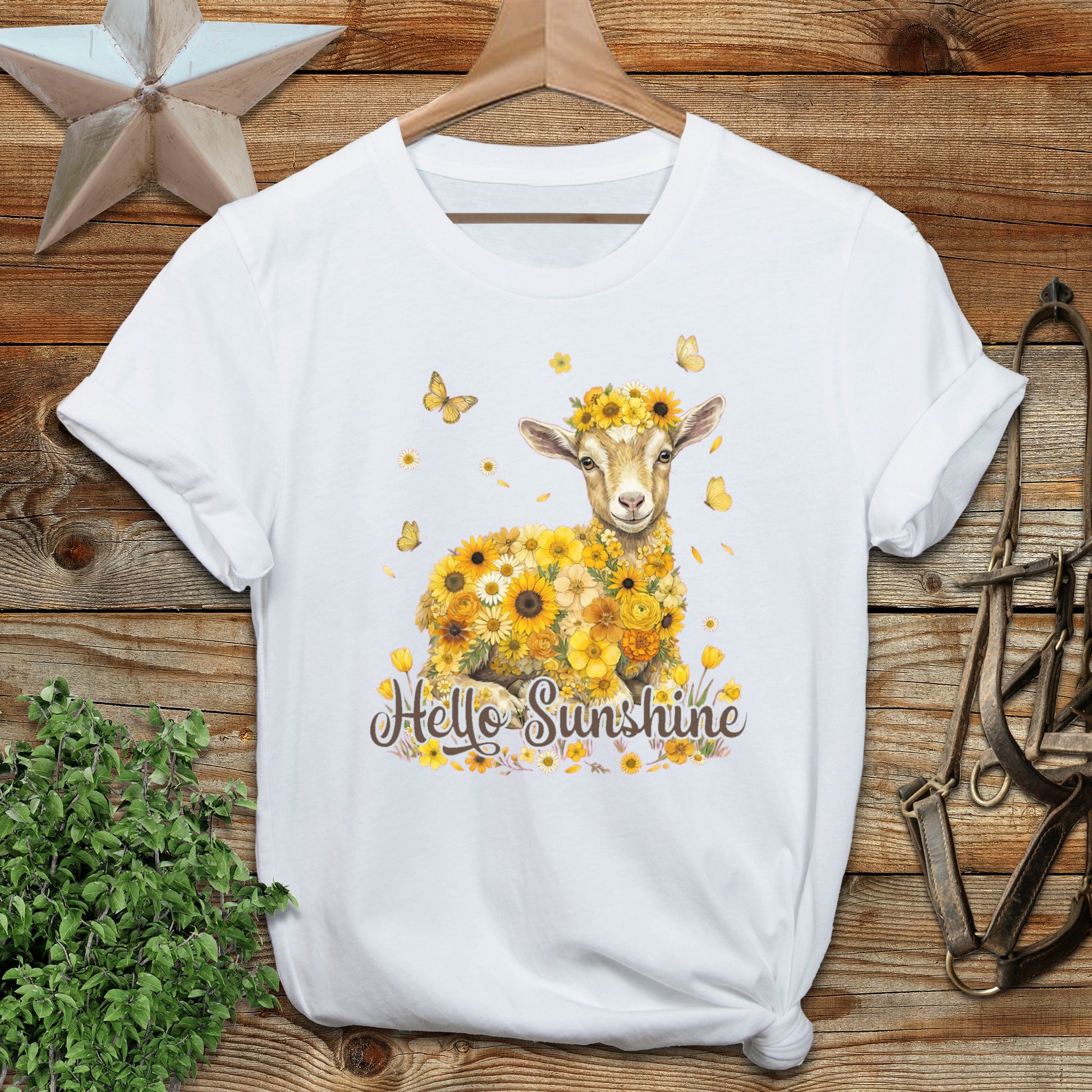 Hello Sunshine Baby Goat T-Shirt