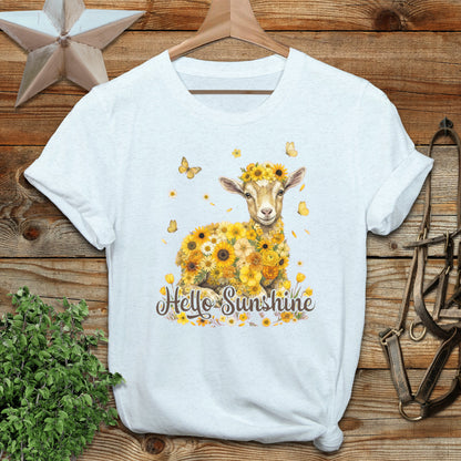 Hello Sunshine Baby Goat T-Shirt