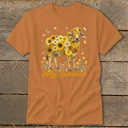 Hello Sunshine Brahma Cow Classic Tee