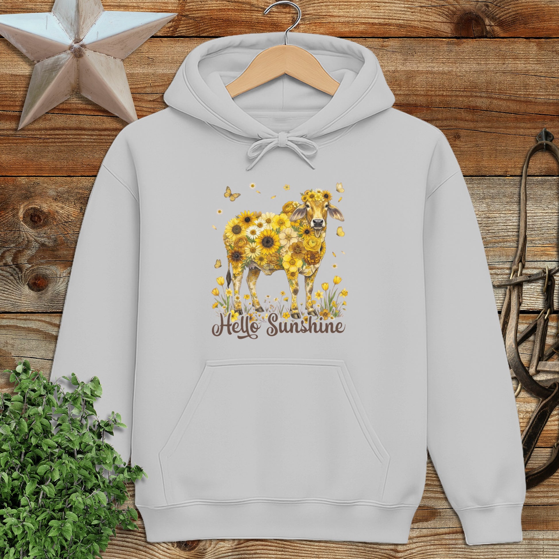 Hello Sunshine Brahma Cow Hoodie