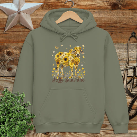 Hello Sunshine Brahma Cow Hoodie