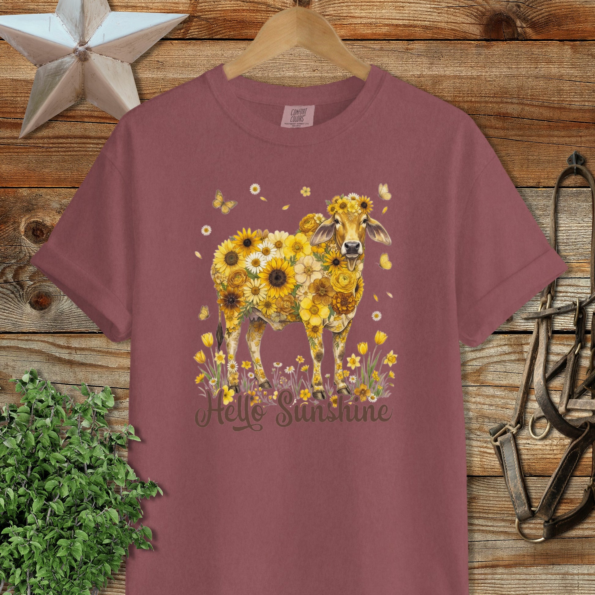 Hello Sunshine Brahma Cow Signature Tee