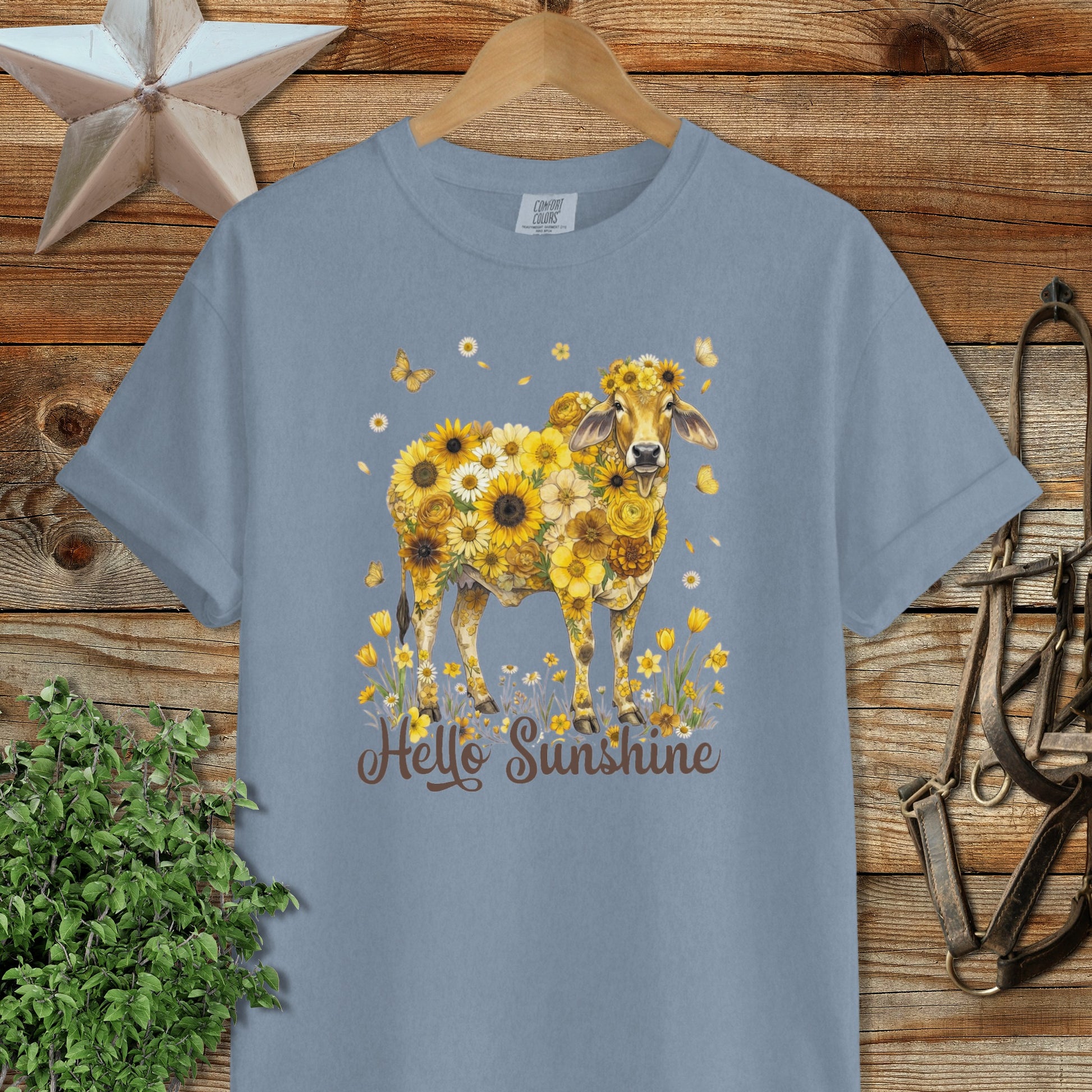 Hello Sunshine Brahma Cow Signature Tee