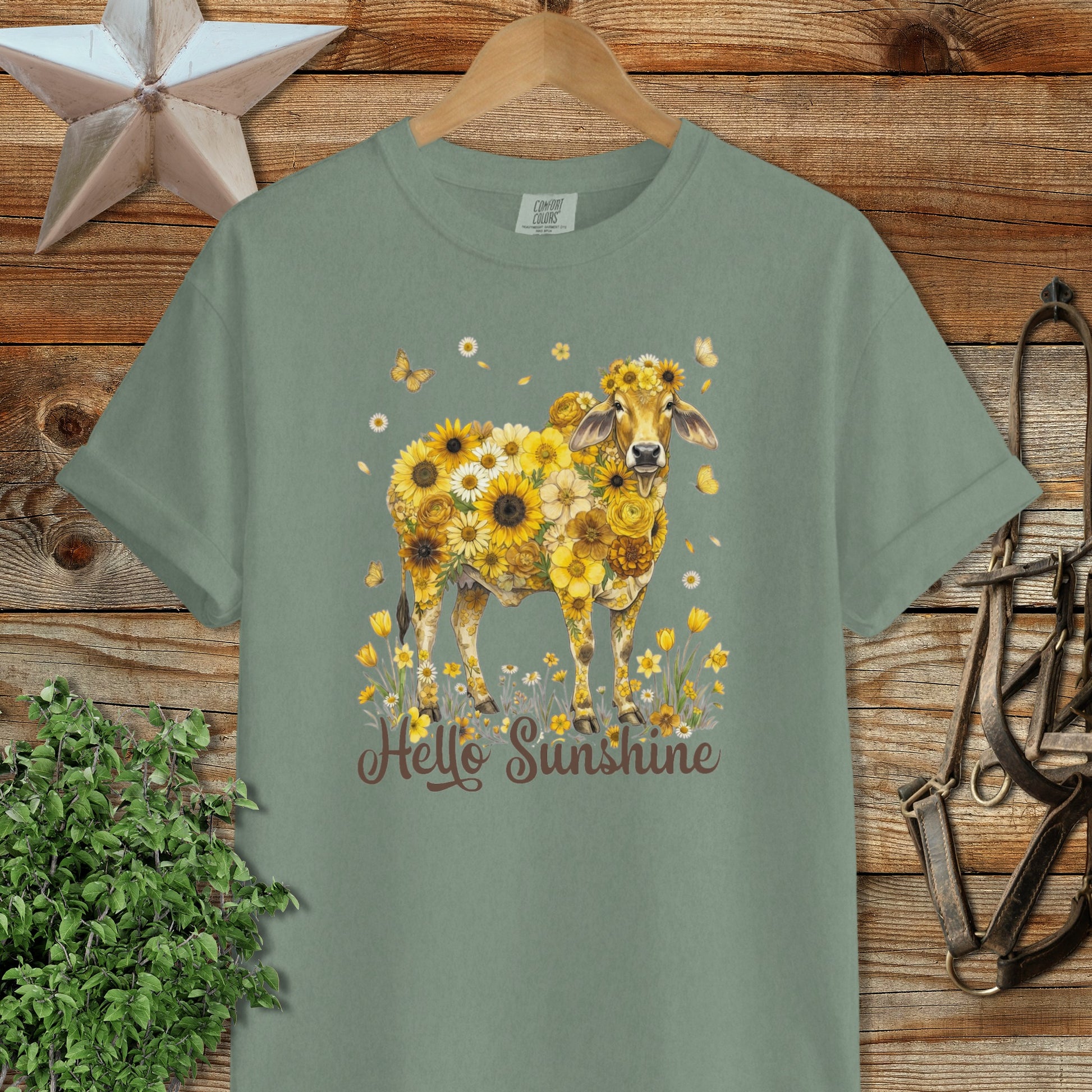 Hello Sunshine Brahma Cow Signature Tee