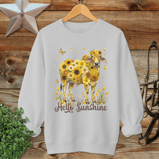 Hello Sunshine Brahma Cow Sweatshirt