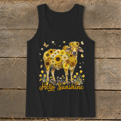Hello Sunshine Brahma Cow Tank Top